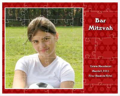 Bar Mitzvah Mazel Tov Puzzles