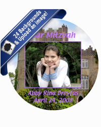 Bar Mitzvah Theme Coasters