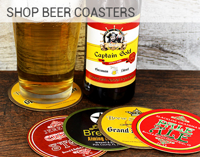beer bottle coasters, coasters with photo, custom photo coaster, coaster with logo