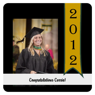 Best Wishes Graduation Coasters