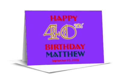 Birthday Note Cards