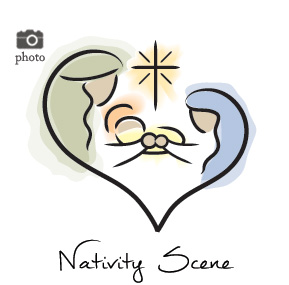 Christmas Nativity Family Cards