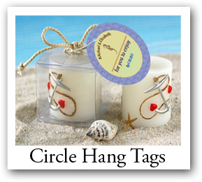 round photo favor tags, Personalized circle tags