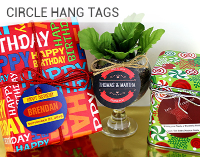 Circle Hang Tag