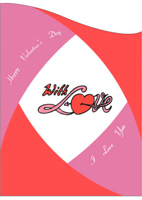 Corner Border Valentine Labels