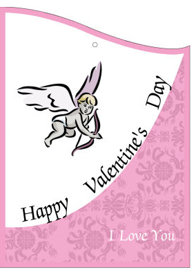 Corners Edge Valentine Hang Tag