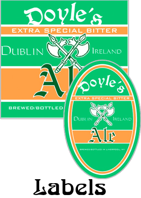 Dublin Lager Labels