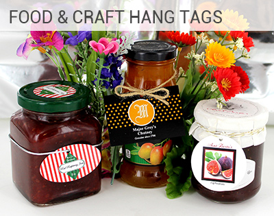 Food & Craft Hang Tags