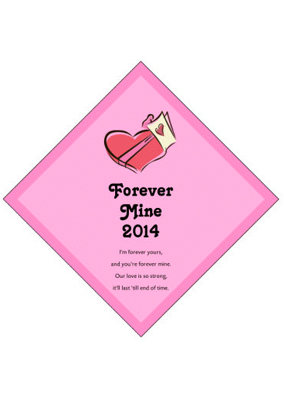 Forever Mine Valentine Day Labels