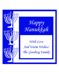 Hanukkah Casual Labels