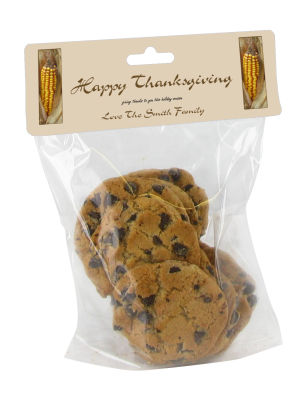 Happy Thanksgiving Bag Toppers with bag