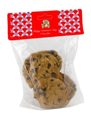 Hearts Galore Valentine Bag Toppers with bag