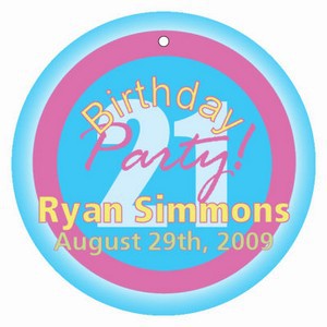 Party Birthday Hang Tags