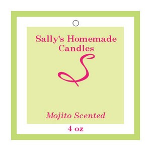 Mojito Candle Hang Tag