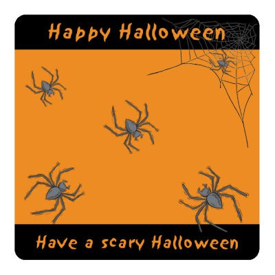 Spider Halloween Coasters