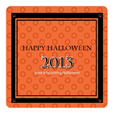 Jack O Lantern Halloween Coasters