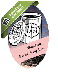 Jam jar food and craft labels