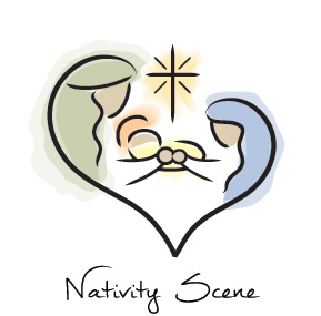 Christmas Nativity Business Holiday Cards