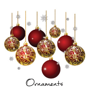 Christmas Ornaments Business Holiday Cards