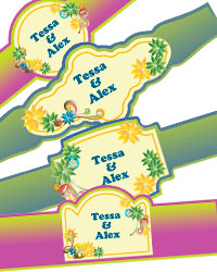 Rainbow Cigar Band Labels