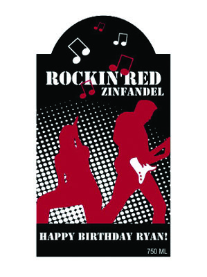 Rockout Wine Labels