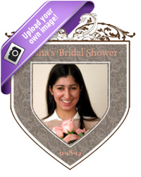 Romanesque Bridal Shower Labels