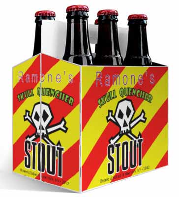 Skull 6 Pack Beer Carrier