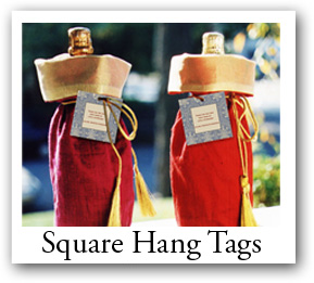 square hang tags