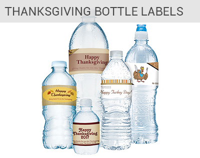 Custom Thanksgiving Bottle Labels