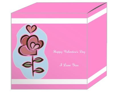 Top and Bottom Border Valentine Boxes