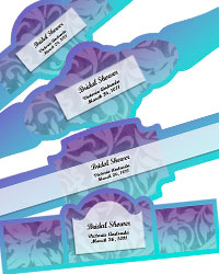 Leaf Pattern Cigar Band Labels