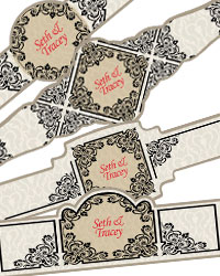 Ornament Cigar Band Labels