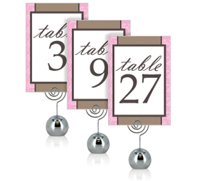 Rococo DIY Wedding Wedding Table Numbers, 3 1/2  x 5 Flat Table Number for Stand, , personalized wedding papers