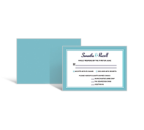 Dinner Choice RSVP Cards, RSVP Cards for Engagement, Bridal Shower RSVP Cards 3.5 x 2