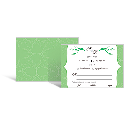  Dinner Choice RSVP Cards