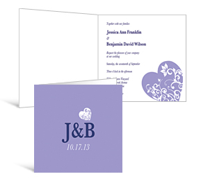 Hearts Wedding Stationery