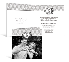 Monogram Wedding Stationery