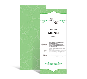  Wedding Menu Cards