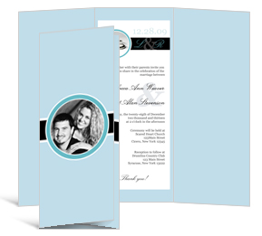 Memorable Wedding DIY Tri-fold Wedding Invitations, Personalized Tri-fold Invite Designs