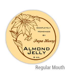 Almond jelly Regular Mouth Ball Jar Topper Insert