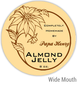 Almond Jelly Wide Mouth Ball Jar Topper Insert