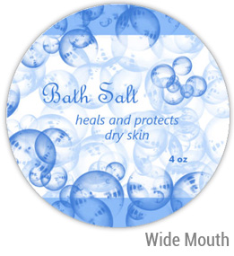 Bath Salt Wide Mouth Ball Jar Topper Insert