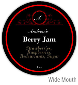 Berry Jam Wide Mouth Ball Jar Topper Insert