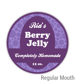 Berry Jelly Regular Mouth Ball Jar Topper Insert