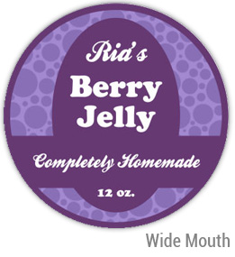 Berry Jelly Wide Mouth Ball Jar Topper Insert