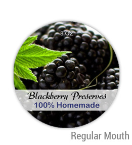 Blackberry Preserves Regular Mouth Ball Jar Topper Insert