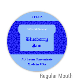 Blueberry Jam Regular Mouth Ball Jar Topper Insert