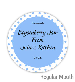 Boysenberry Jam Regular Mouth Ball Jar Topper Insert