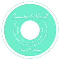 Wedding CD DVD Labels - Custom Wedding CD and DVD Labels Personalized with your photo, text and ...