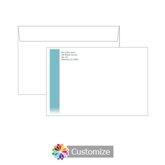 Custom Printing on Classical Envelopes for Wedding Invitations